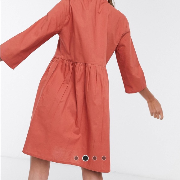 ASOS ✨ Linen 3/4 sleeve skater dress - Picture 2 of 4